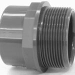 PVC-U Reduzierstück R 1 1/2 x 1 1/4 Zoll für Kunststoffgewinde