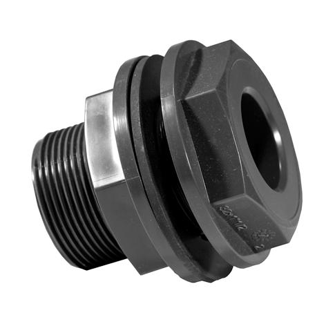 PVC-U Behälteranschluss LIFV D 40 mit FKM-Dichtung – für Tanks und Rohrsysteme PVC-U Behälteranschluss mit FKM-Dichtung 40 mm für Garten- und Wasseranschluss